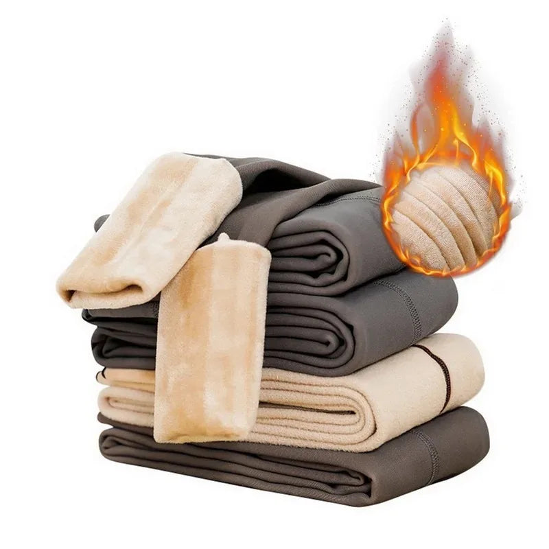 Rajstopy jesienne z podszewką polarową